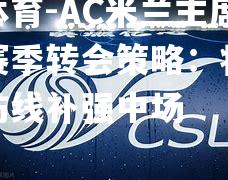 AC米兰主席揭秘新赛季转会策略：将重点加强防线补强中场